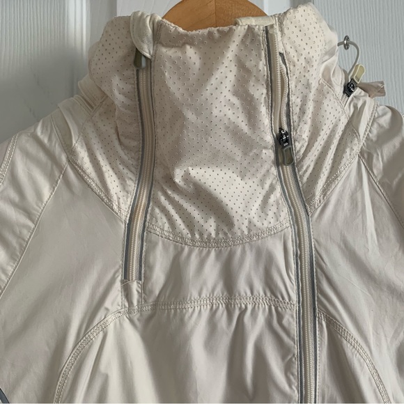 Lululemon White Zipper Reflective Track Jacket - Picture 3 of 16